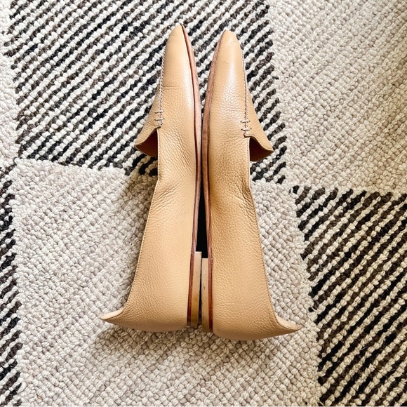 M. Gemi Stellato Sacchetto Pointed Toe Loafer Leather Flats Camel Size 7 - Picture 5 of 10